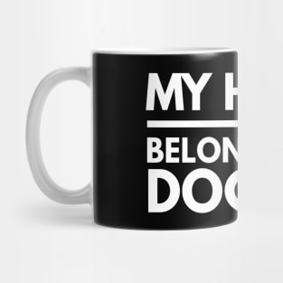 My Heart Belongs To A Doctor Mug